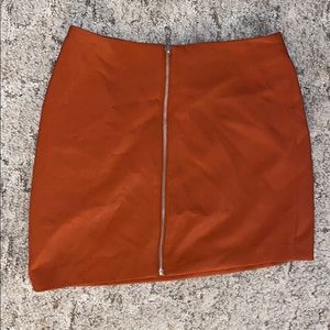 Zip up skirt